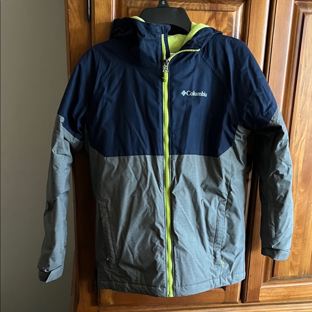 Columbia Kids' Navy and Gray Wintercoat